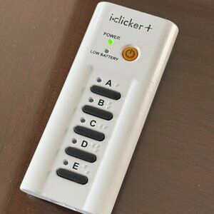 iClicker+ Remote with Box & Manual